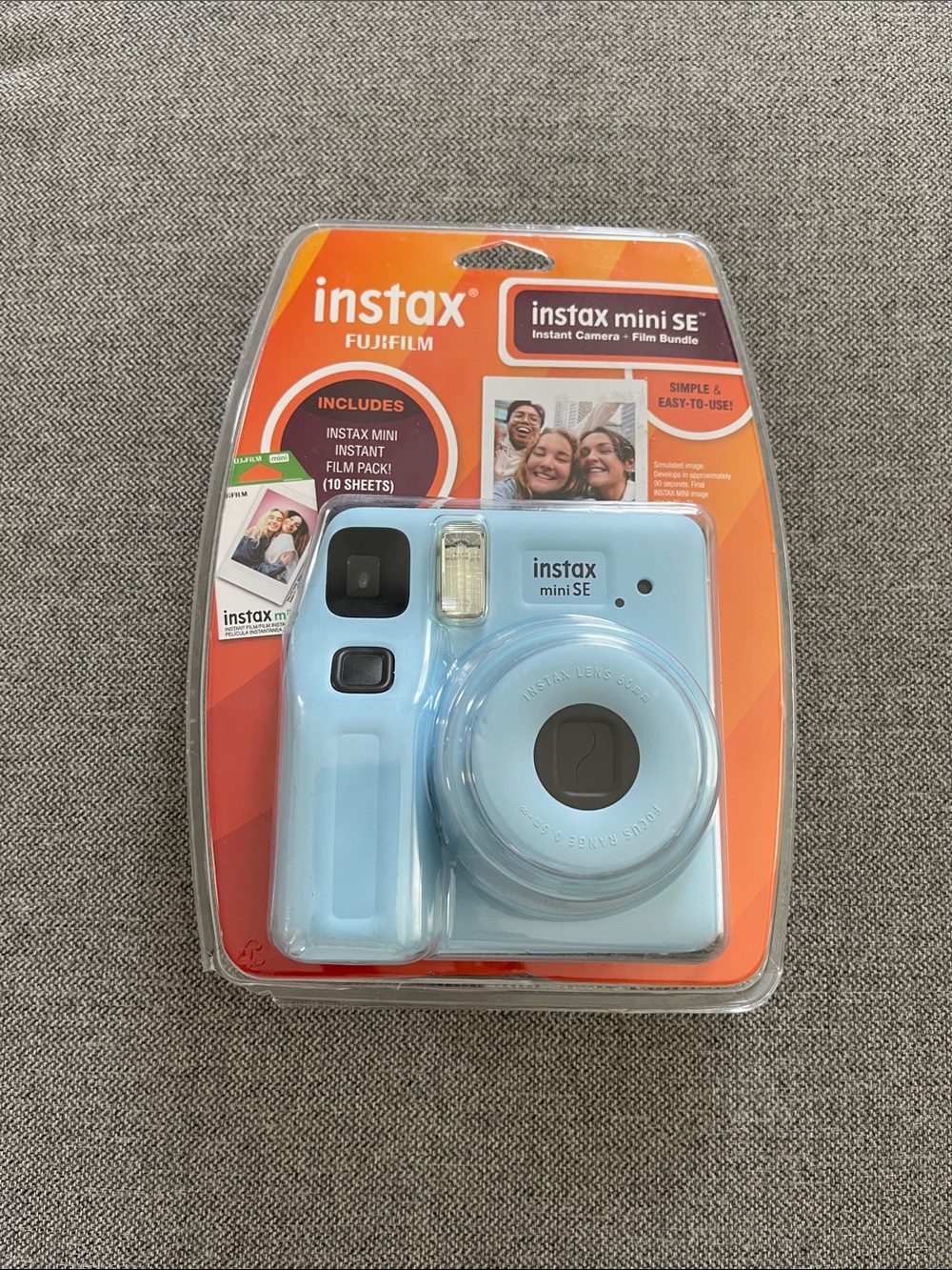 instax mini SE Instant Camera + Film Bundle